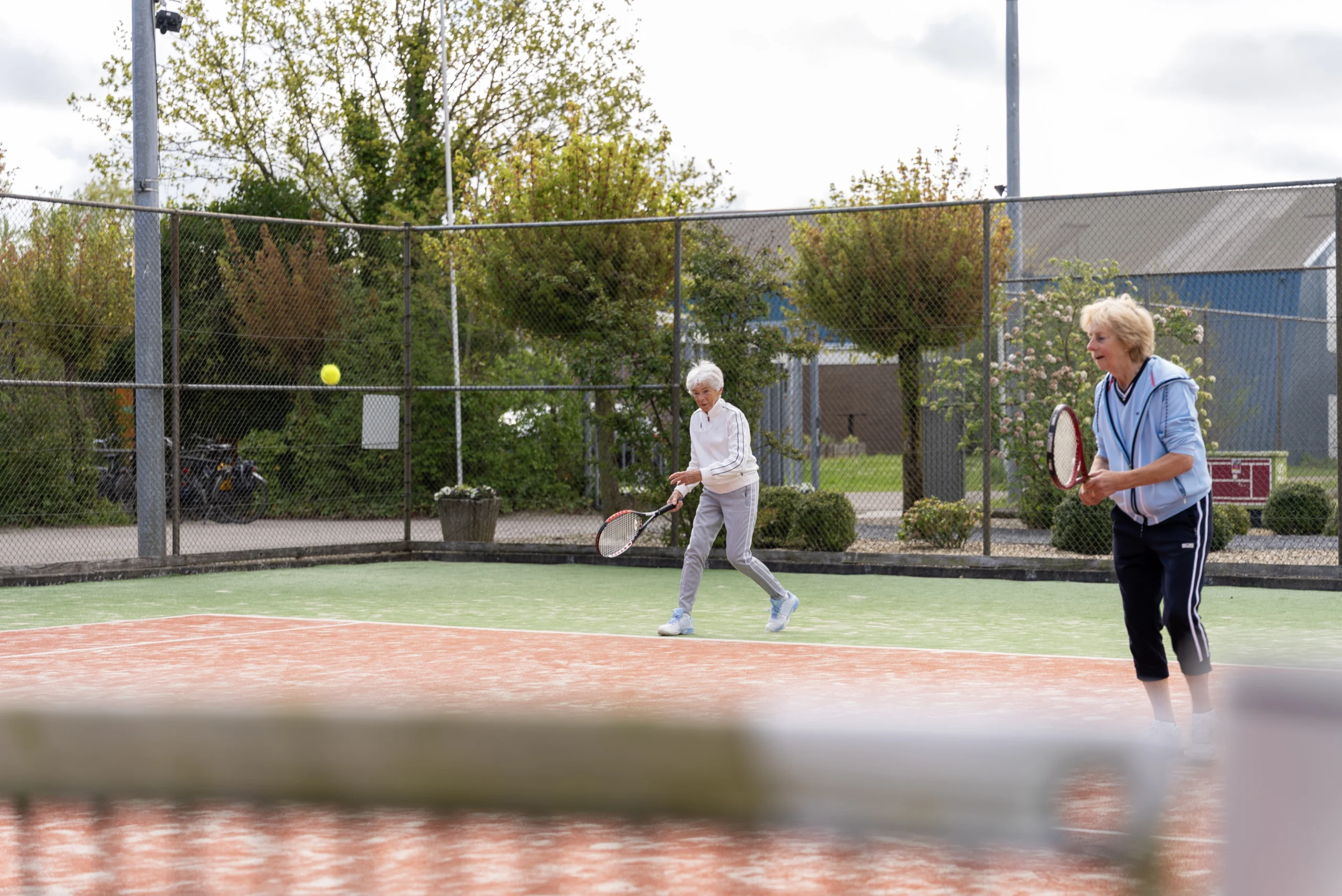 Lid in actie op de baan van TV PAF