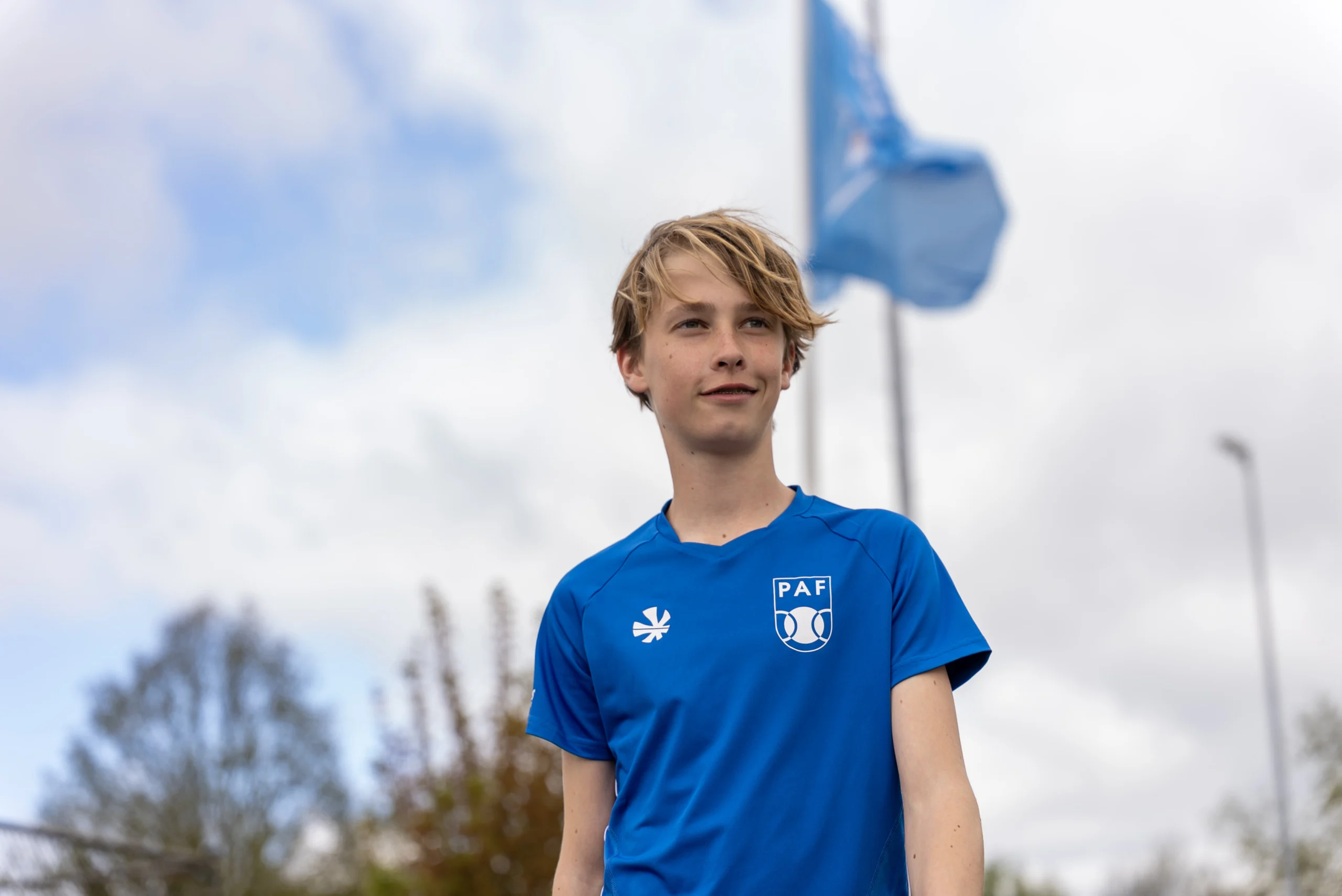 Portret van een jeugdlid van TV PAF
